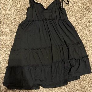 Rue21 Black Tiered Mini Dress